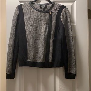 St. John Knot Zip Front Jacket